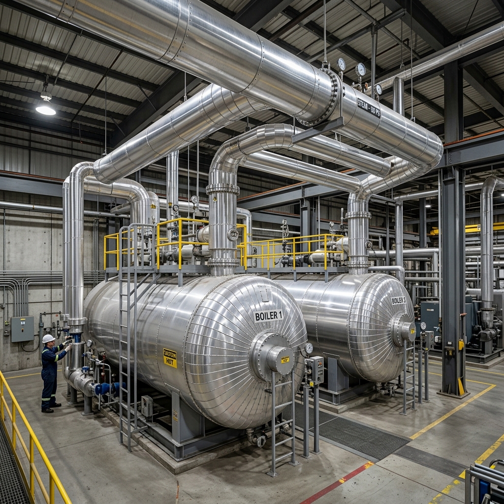 Boiler Tubes & Tanks Insulation & Lagging